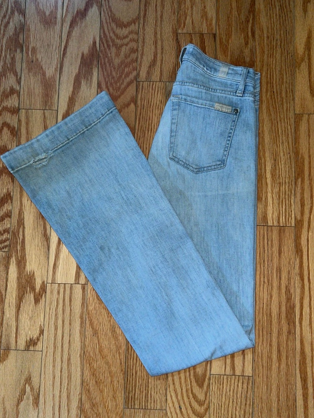 7 For All Mankind Light Blue Flare Jeans